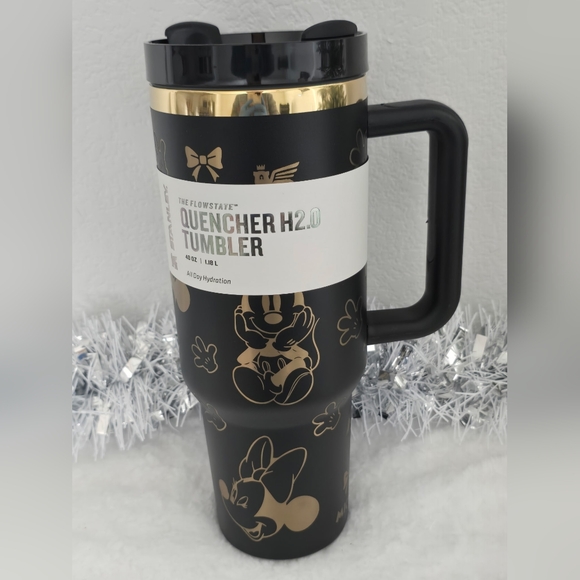 Stanley Black and Gold Quencher H2.0 Tumbler - Picture 1 of 2